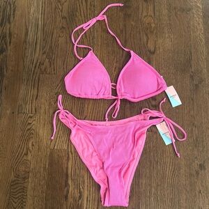 Hot Pink Bikini NWT 🦩